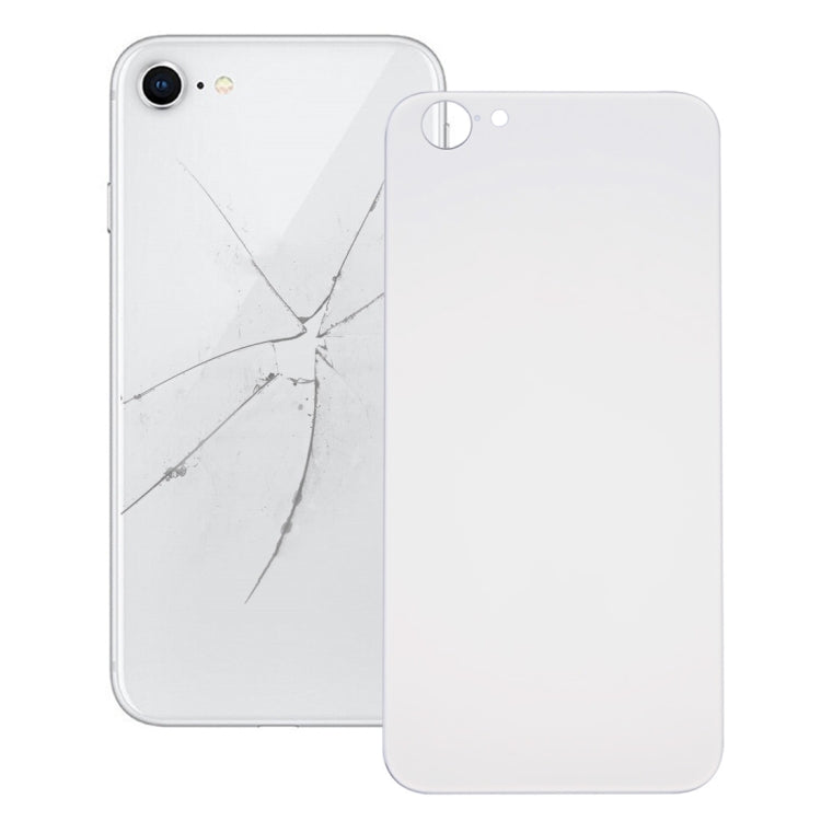 Back Glass Battery Cover for iPhone 8 (Silver)