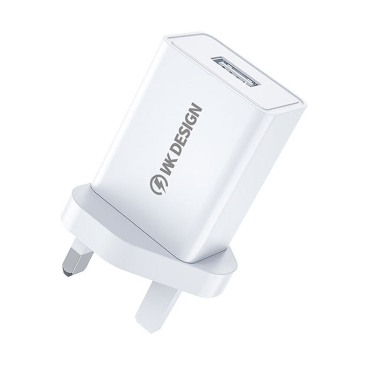 WK WP-U118 10W Single USB Port Travel Charger Plug Adapter UK Plug