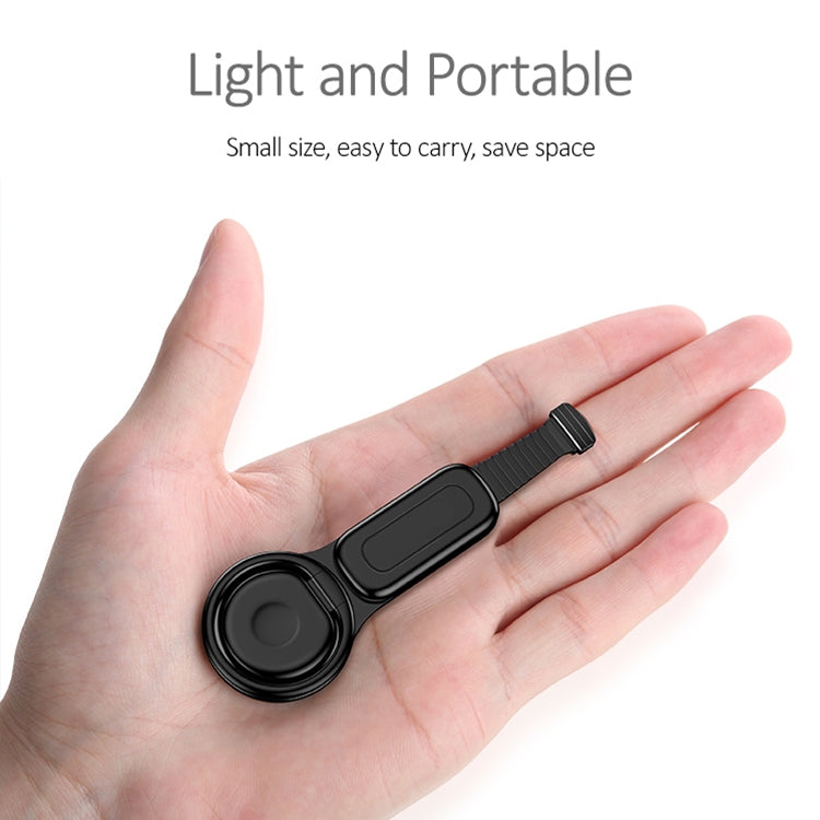 LXS08 8 PIN a 8 PIN + Soporte de anillo de Enchufe de Audio 3.5 mm Adaptador de Carga Rápida (Negro)