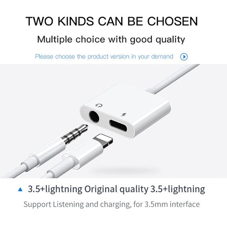 Joyroom S-Y104 Ben Series Apple 3.5 + Adaptador Lightning Longitud: 1.2m (Blanco)