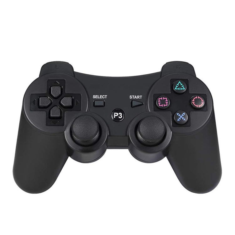 Snowflake Button Manette de jeu Bluetooth sans fil pour PS3 (Noir)