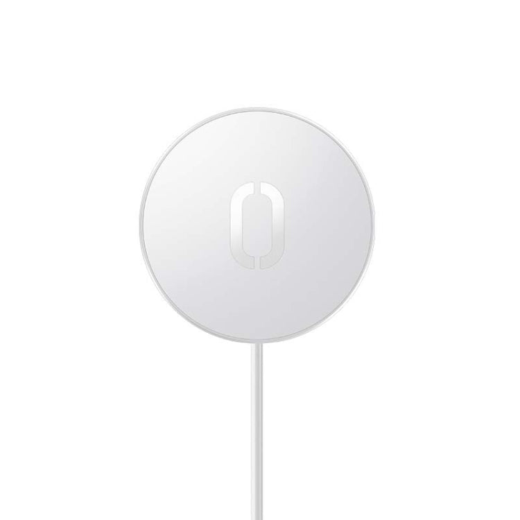 Joyroom JR-A32 Chargeur sans fil magnétique ultra-fin Magsafe 15 W pour iPhone 12 Series (Blanc)