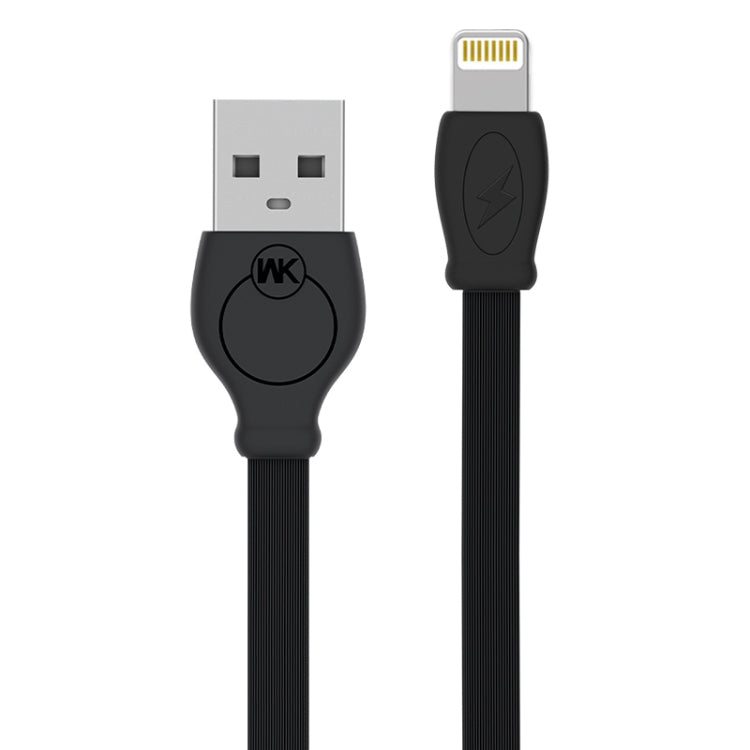 WK WDC-023 2.4A 8 PIN Fast Charging Cable length: 2m (Black)