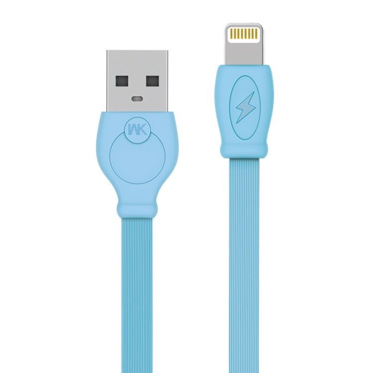 WK WDC-023 2.4A 8 Pin Fast Charging Cable Cord Length: 2m (Blue)