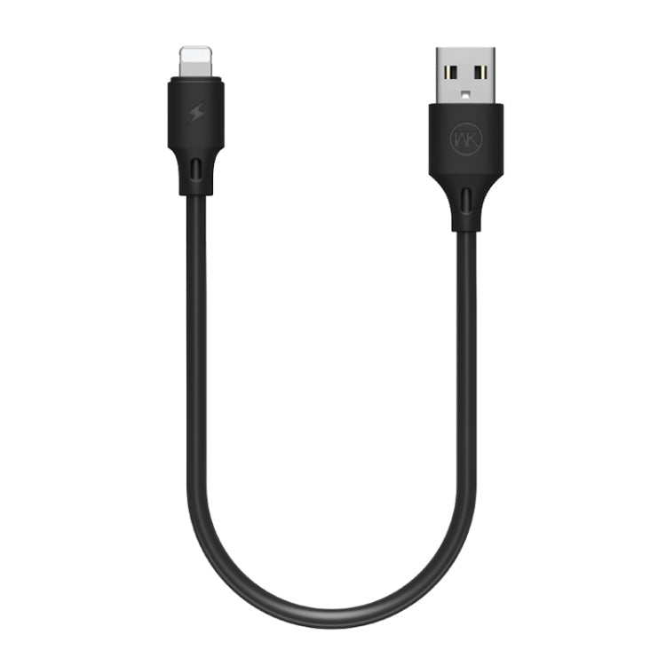 WK WDC-105 2.4A 8 PIN Full Speed ​​Pro Charging Capability Data Cable Length: 25cm (Black)