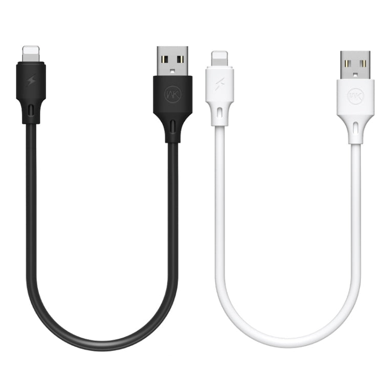 WK WDC-105 2.4A 8 PIN Full Speed ​​Pro Charging Capability Data Cable Length: 25cm (Black)