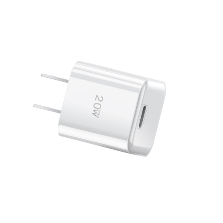 Totu M5 Linglong Series 20W Travel Fast Charger Power Adapter EU Plug (White)
