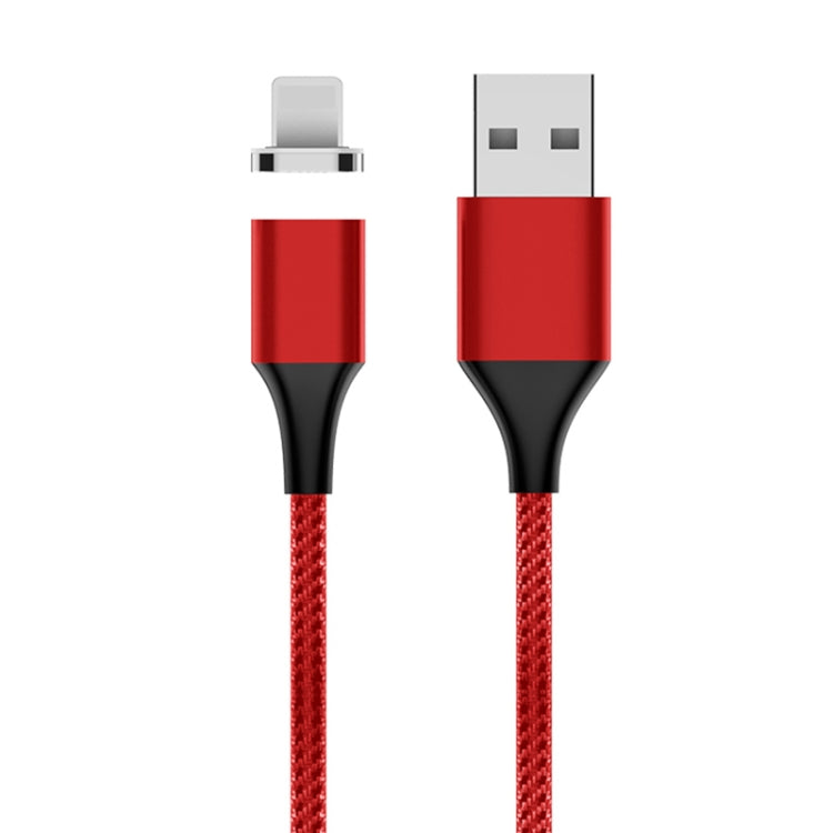 M11 3A 8 Pin Nylon Braided Magnetic Data Cable Cable length: 2m (Red)