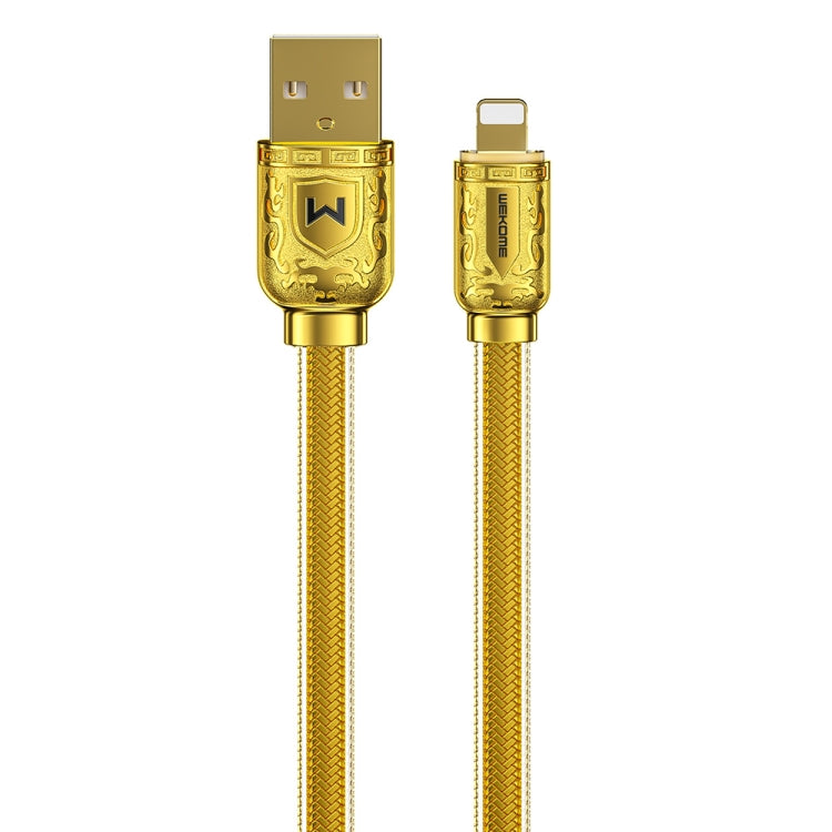 WK WDC-161 6A 8 PIN Cable de Carga Rápida longitud: 1m (Oro)