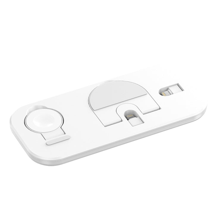 A32 3 in 1 Fast Wireless Charger for iPhone iWatch AirPods (White)