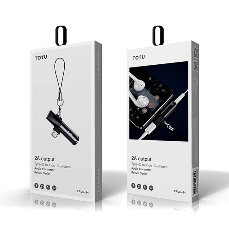 Totudesign EAUC-22 Revial ​​Series 8 Pin Male to 8 Pin + 8 Pin Female 2 in 1 Mini Portable Audio and Charging Adapter