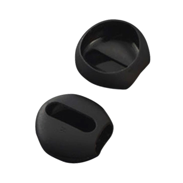 Silicone Eartips for Wireless Bluetooth Headphones for Apple AirPods (Black)