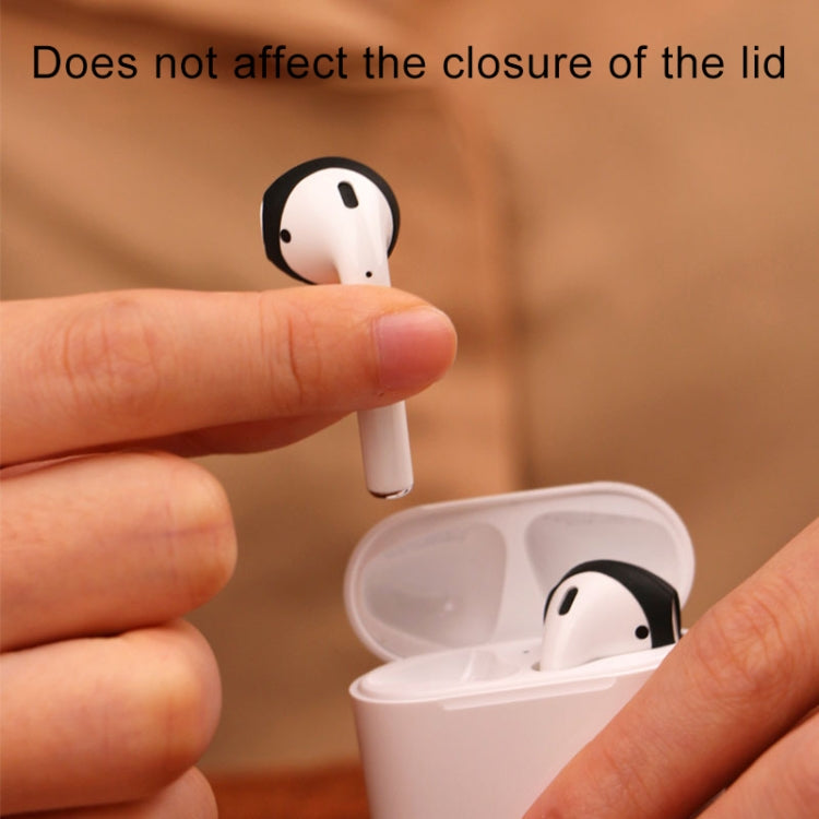 Almohadillas de silicona para Auriculares Inalámbricos con Bluetooth para Apple AirPods (transparente)