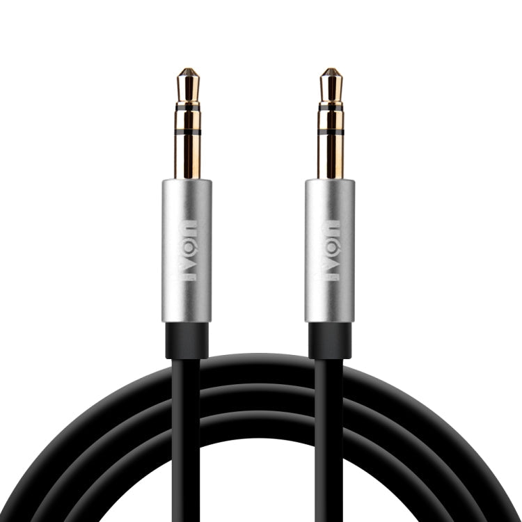Ivon CA55 3.5mm Male to Male Aux Audio Cable Cable Length: 1M (Black)