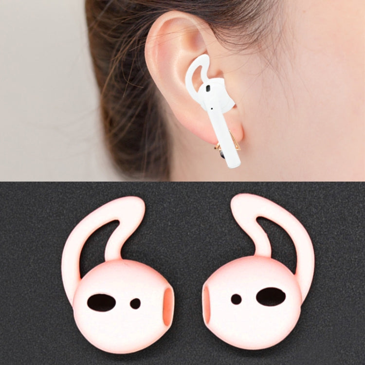 Wireless Bluetooth Headphones Silicone Earbuds Earbuds for Apple AirPods (Pink)