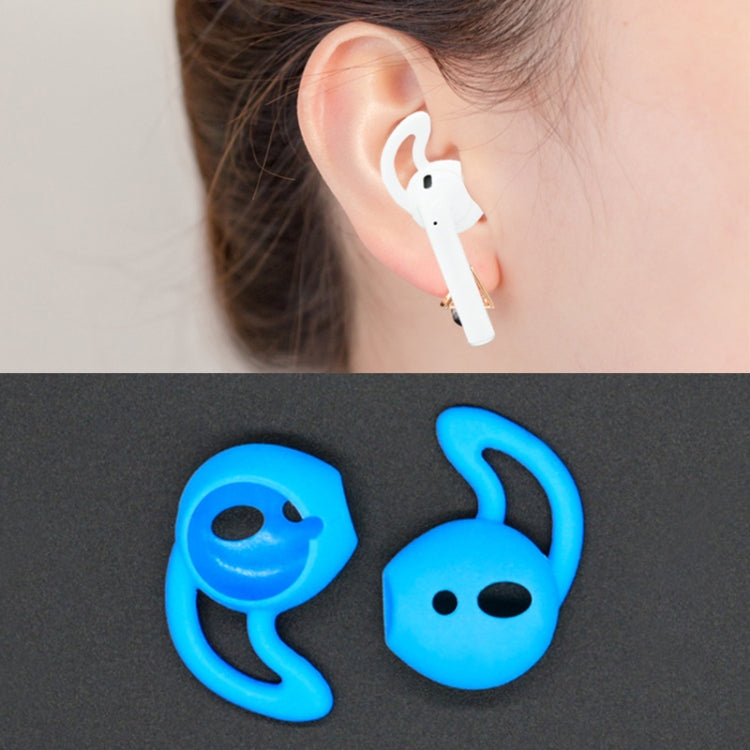 Auriculares Inalámbricos Bluetooth Auriculares de silicona Auriculares para Apple AirPods (Azul)
