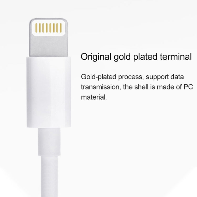 Original Xiaomi ZMI 8Pin Charging + Transmission Data Cable MFi certified length: 1 m (White)