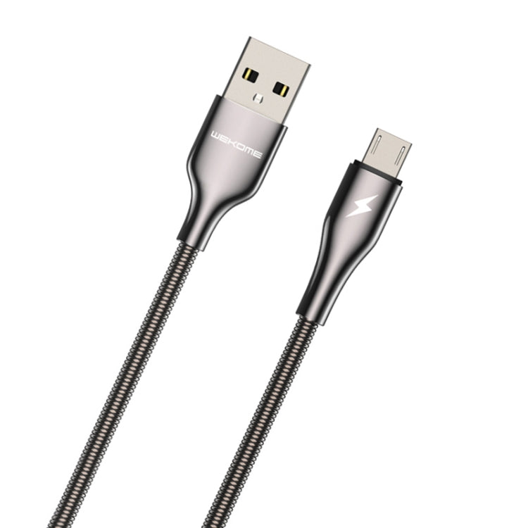 WK WDC-114i 1m 3A King Kong Pro Series USB to Micro USB Data Sync Charging Cable (Tarnished)