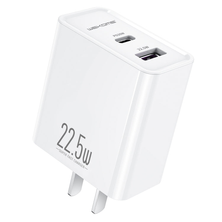WK WP-U121 King Kong Series USB-A + USB-C Chargeur de charge ultra rapide Prise CN