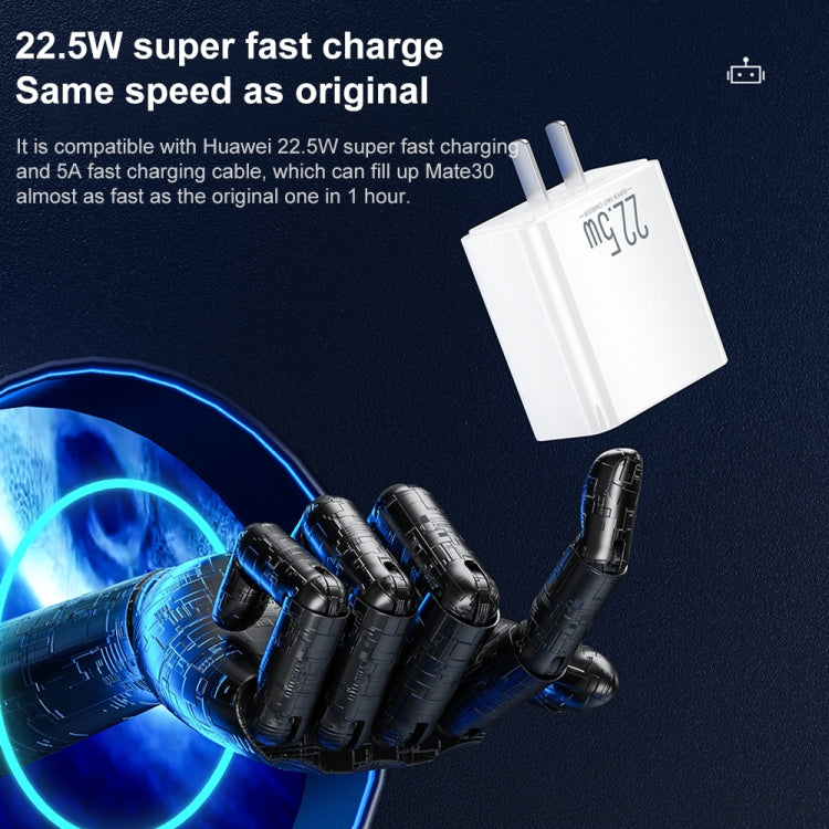 WK WP-U121 King Kong Series USB-A + USB-C Chargeur de charge ultra rapide Prise CN