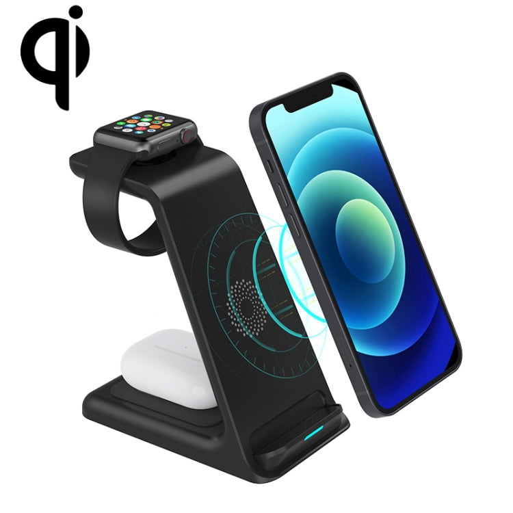 C200 3 en 1 Cargador Inalámbrico Qi para iPhone y Airpods Apple Watch