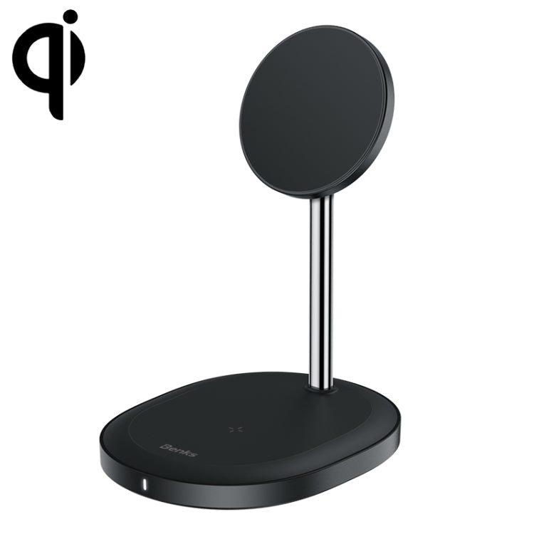 BENKS W08 Wireless Charger Desktop Magnetic Stand (Black)