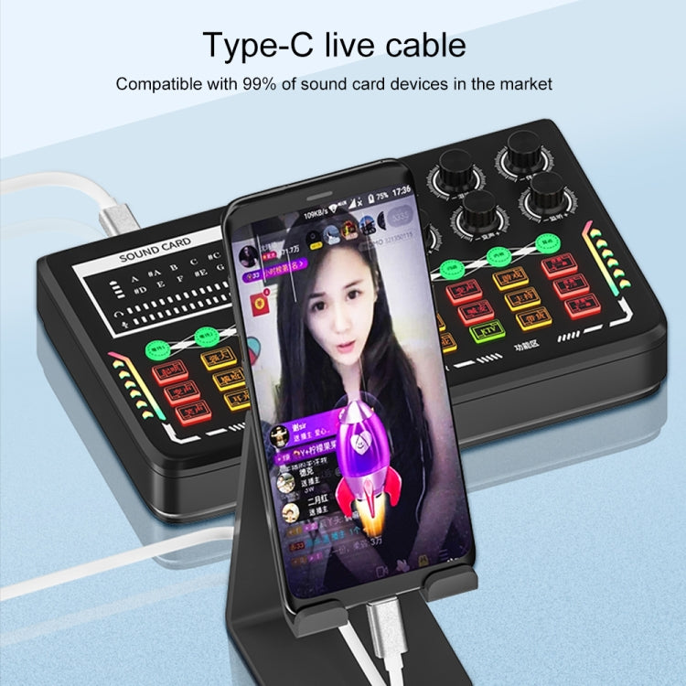 1m USB-C / Type-C to Type-C Live Broadcast Sound Card Connection Cable (White)