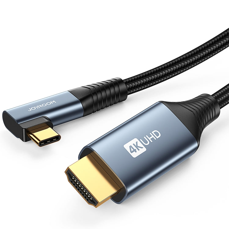 Joyroom SY-20C1 USB-C / Tipo-C Codo a HDMI Cable HDTV HDMI longitud del Cable: 2m