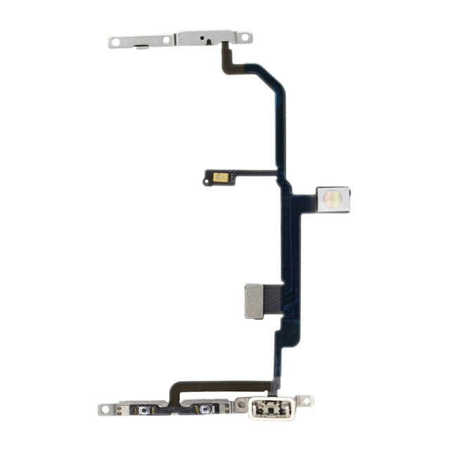 Botón de Encendido y Botón de Volumen Cable Flex con Hebilla de hierro Para iPhone 8 Plus