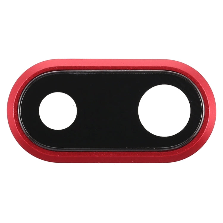 Bisel de la Cámara Trasera con Cubierta de Lente Para iPhone 8 Plus (Rojo)