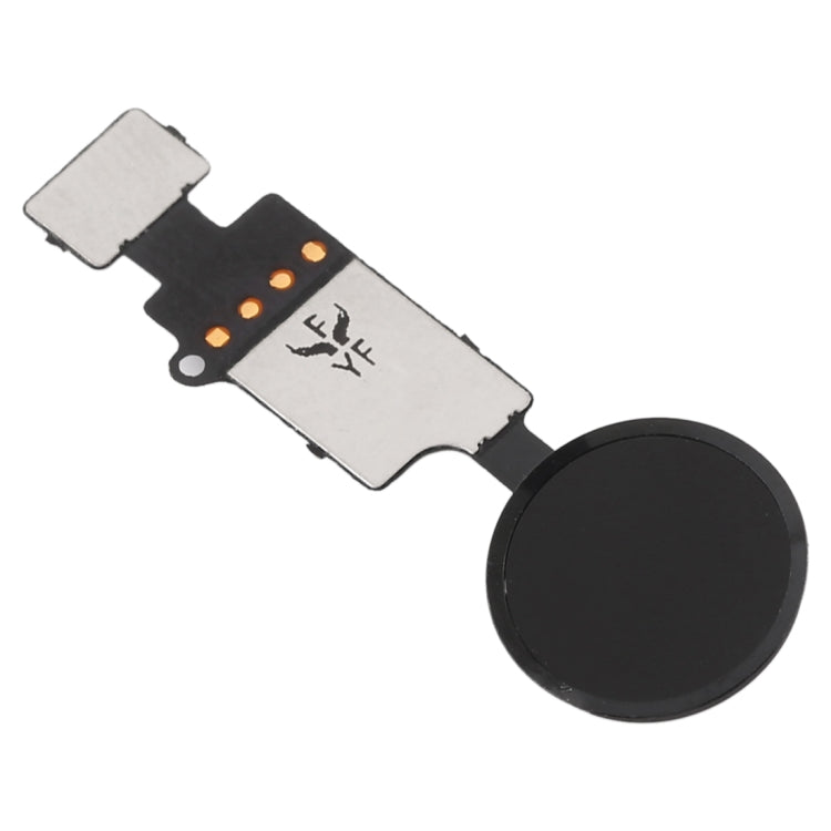Bouton d'accueil avec câble flexible (ne prend pas en charge l'identification d'empreintes digitales) pour iPhone 8 Plus/7 Plus/8/7 (noir)