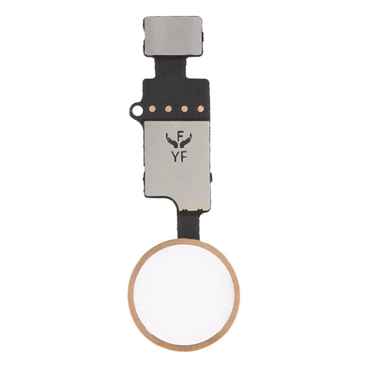 Home Button with Flex Cable (Not Support Fingerprint ID) for iPhone 8 Plus / 7 Plus / 8 / 7 (Gold)