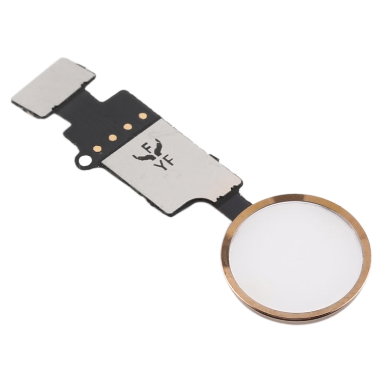 Home Button with Flex Cable (Not Support Fingerprint ID) for iPhone 8 Plus / 7 Plus / 8 / 7 (Gold)