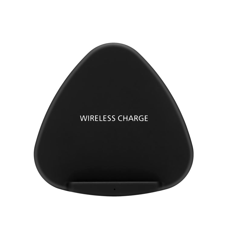QK11 10W ABS + PC Fast Charging Qi Wireless Charger Pad (Black)