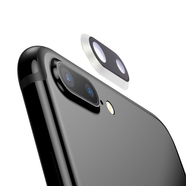 Anneau d'objectif de caméra arrière pour iPhone 8 Plus (Argent)