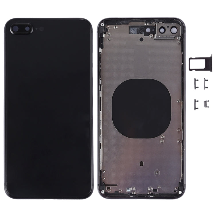 Back Housing For iPhone 8 Plus (Black)
