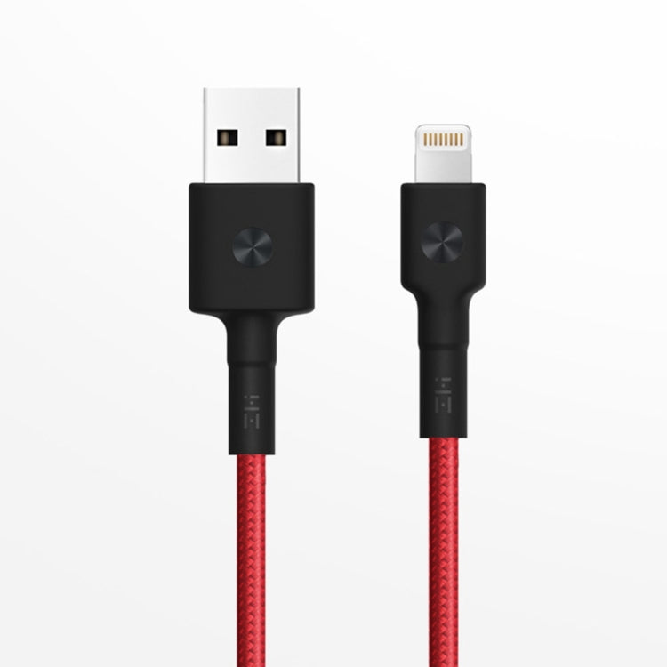 Xiaomi ZMI Original MFI trenzado 1M ZMI 8 Pin a Cable de Carga del Cable de Datos USB (Rojo)