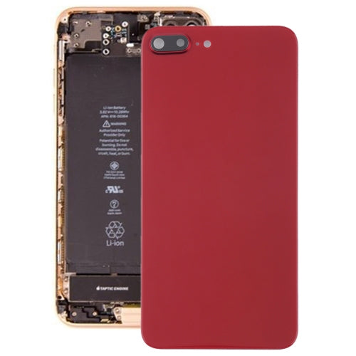 Coque arrière avec adhésif pour iPhone 8 Plus (Rouge)