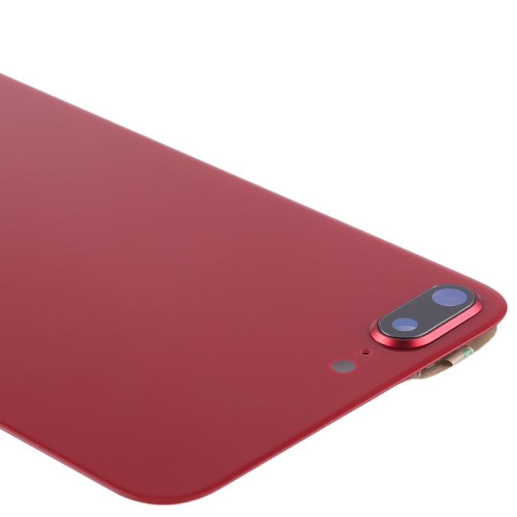 Back Cover with Adhesive for iPhone 8 Plus (Red)