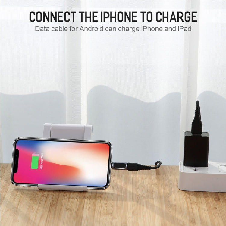 Rock 2.1A Portable Audio Converter Headphone Adapter Type C to 8 Pin For iPhone X iPhone 8 and 7 iPhone 8 Plus and 7 Plus