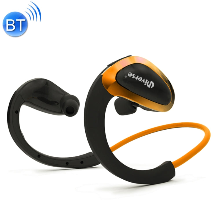 Universe XHH-802 Sports IPX4 Auriculares Stereo Inalámbricos Bluetooth con Micrófono a prueba de agua Para iPhone Samsung Huawei Xiaomi HTC y otros Teléfonos Inteligentes (naranja)