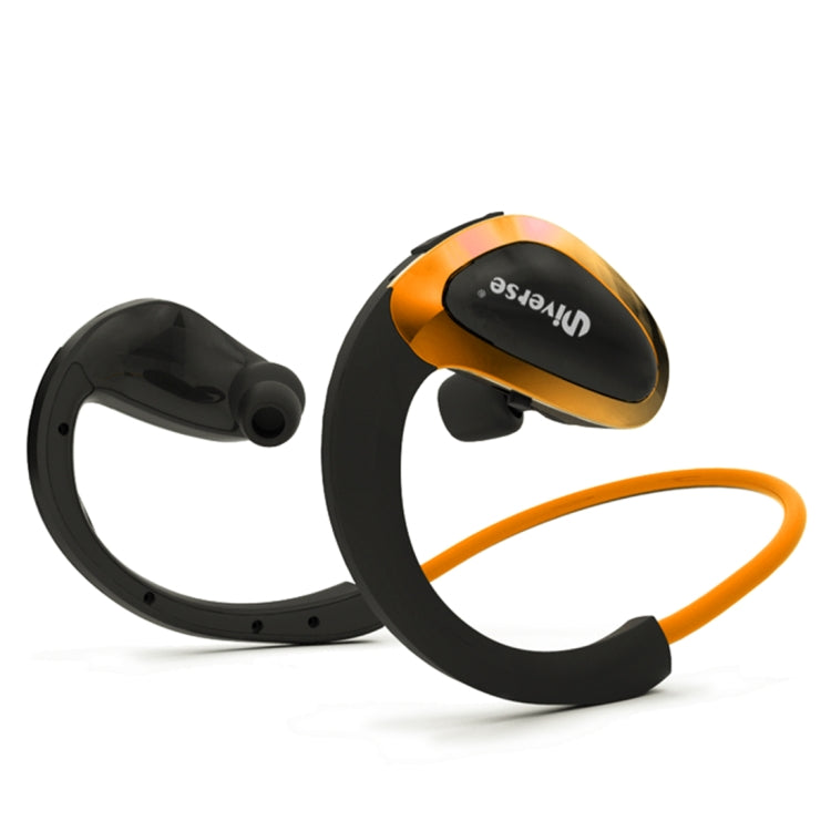 Universe XHH-802 Sports IPX4 Waterproof Wireless Bluetooth Stereo Headphones with Mic for iPhone Samsung Huawei Xiaomi HTC and Other Smart Phones (Orange)
