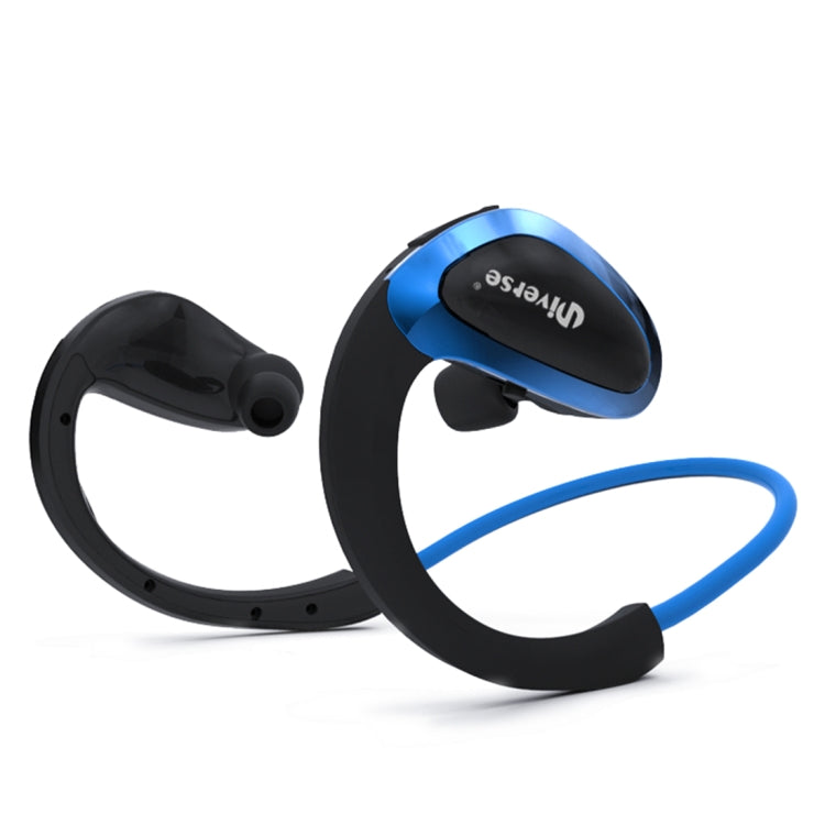 Universe XHH-802 Sports IPX4 Waterproof Headphones Wireless Bluetooth Stereo Headset with Mic for iPhone Samsung Huawei Xiaomi HTC and other Smart Phones (Blue)
