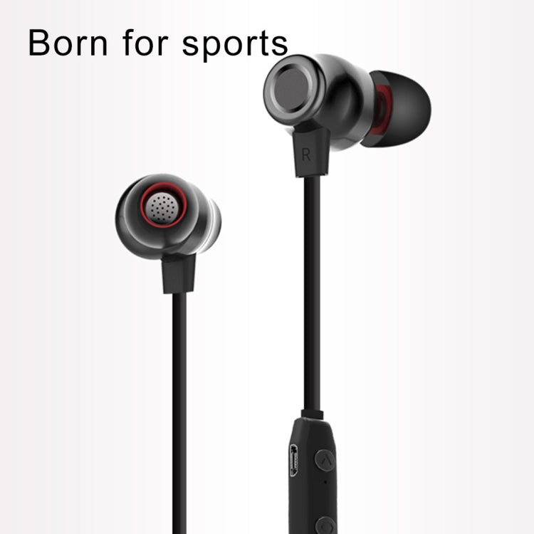 XRM-X5 Sports IPX4 Auriculares Magnéticos a prueba de agua Inalámbricos Bluetooth V4.1 Auriculares internos Stereo Para iPhone Samsung Huawei Xiaomi HTC y otros Teléfonos Inteligentes (Negro)