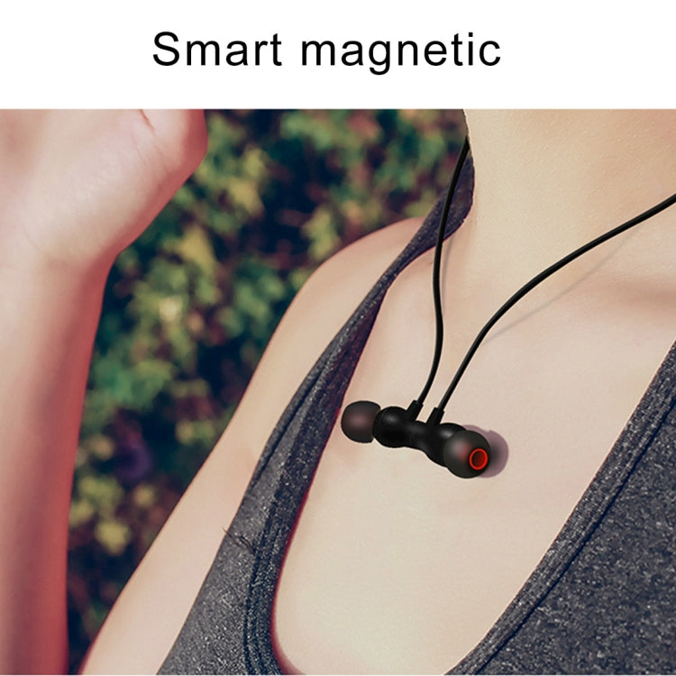 XRM-X5 Sports IPX4 Waterproof Magnetic Headphones Wireless Bluetooth V4.1 Stereo In-Ear Headphones For iPhone Samsung Huawei Xiaomi HTC and other Smart Phones (Black)