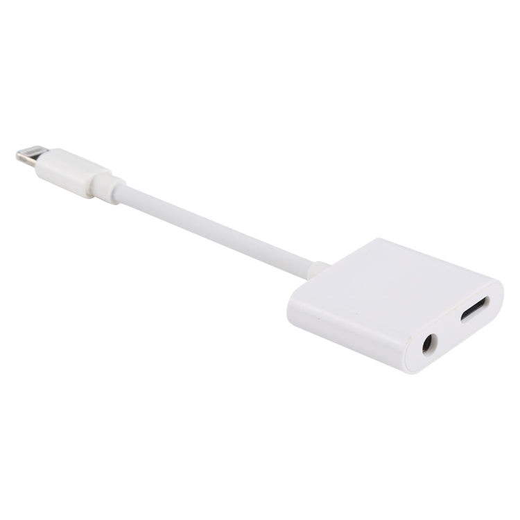 8 Pin Female + 3.5mm Audio Female to 8 Pin Male Charging and Hearing Adapter Converter