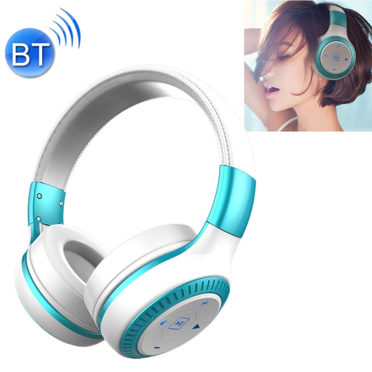 ZEALOT B20 Wireless Stereo Headphones with Bluetooth 4.0 Subwoofer with Universal 3.5mm Audio Cable and HD Mic for Mobile Phones Tablets and Laptops (Blue)