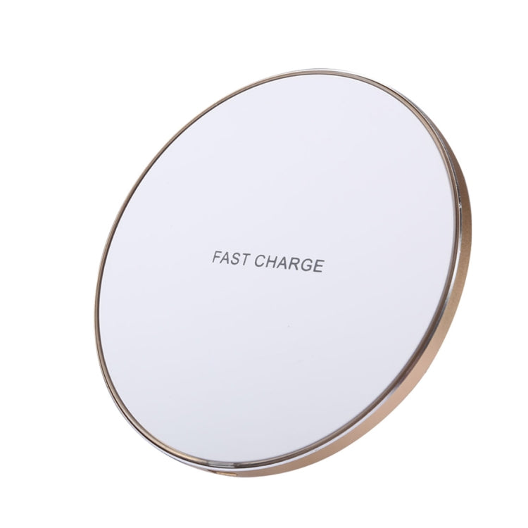 Q21 Quick Charge Wireless Charging Station with Indicator Light for iPhone Galaxy Huawei Xiaomi LG HTC and other QI Standard Smartphones (Gold)