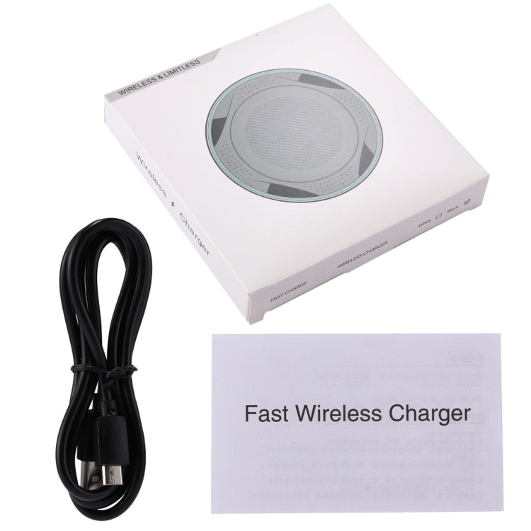 5V 2A Fast Charging Qi Wireless Charger Pad Station with Micro USB Cable for iPhone Galaxy Huawei Xiaomi LG HTC and other QI Standard Smartphones (Black)