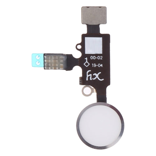 New Design Home Button (2nd) with Flex Cable for iPhone 8 Plus / 7 Plus / 8 / 7 (Silver)